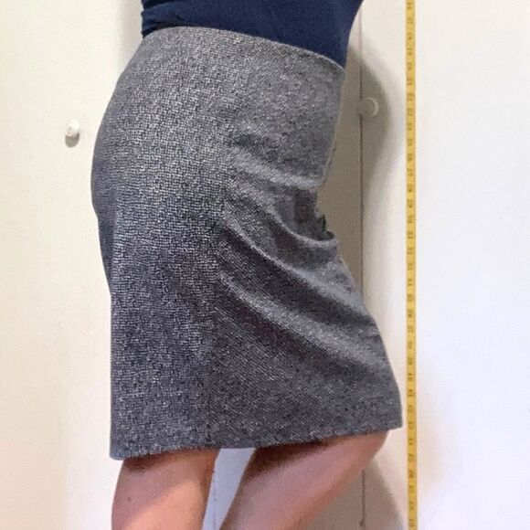 COVINGTON Career Professional Dress Skirt Stretch Gray with White Flecks Large - Picture 5 of 10